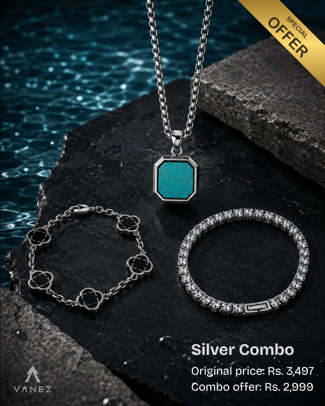 VANEZ Silver Combo