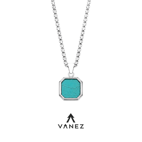VANEZ Gem Stone Pendant Chains