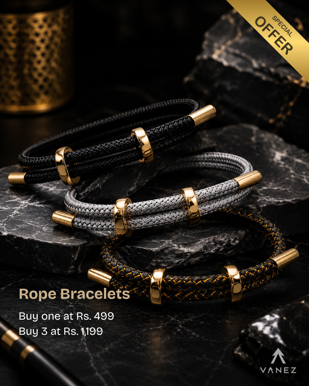 Premium Rope Bracelets Combo