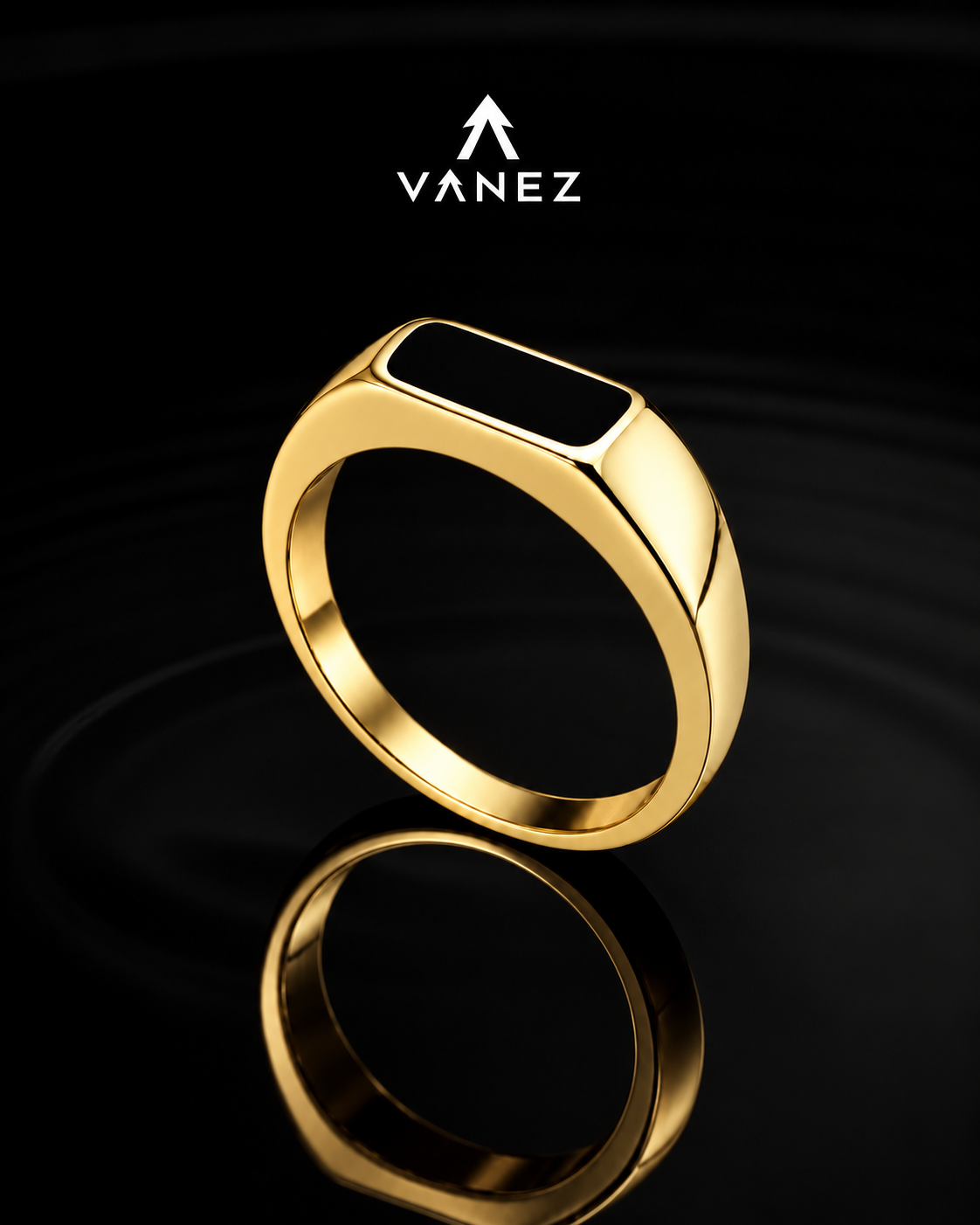 VANEZ Signet Statement Ring