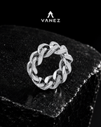 VANEZ Cuban Link Ring