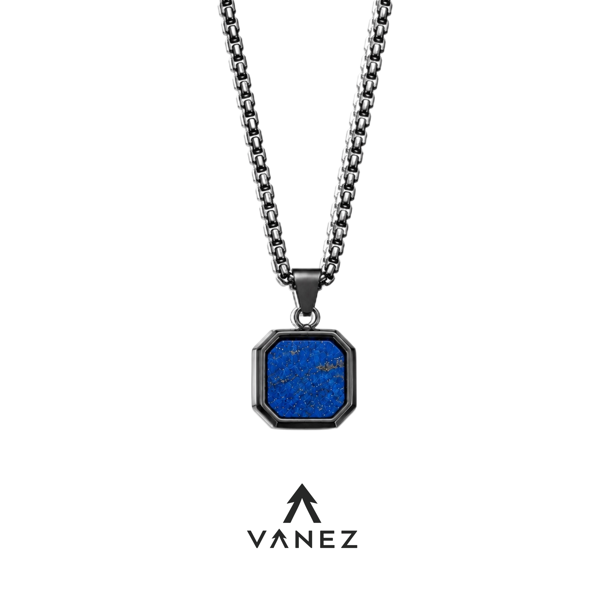 VANEZ Gem Stone Pendant Chains