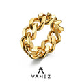 VANEZ Cuban Link Ring