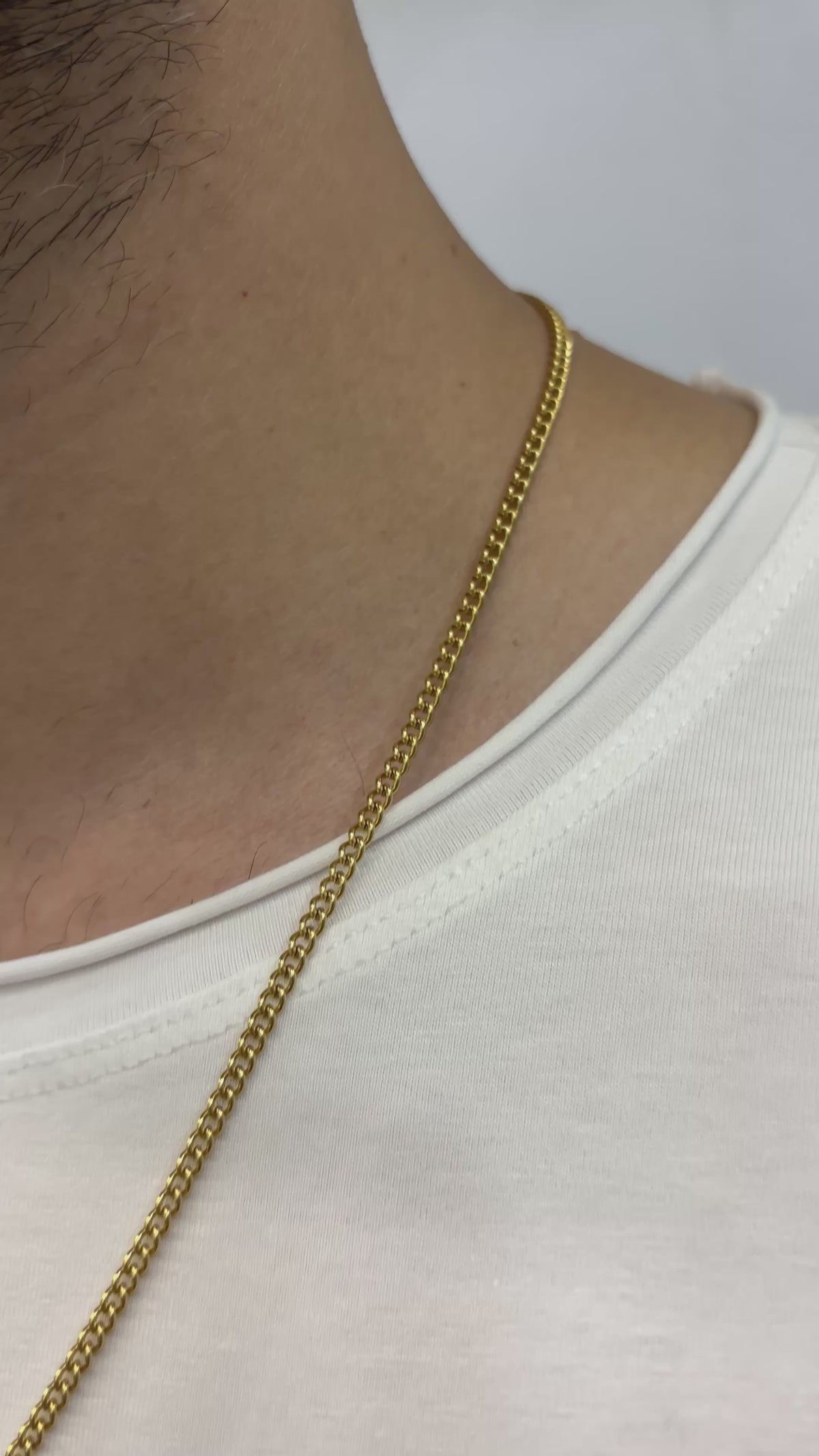 VANEZ Enamel Pendant Chain