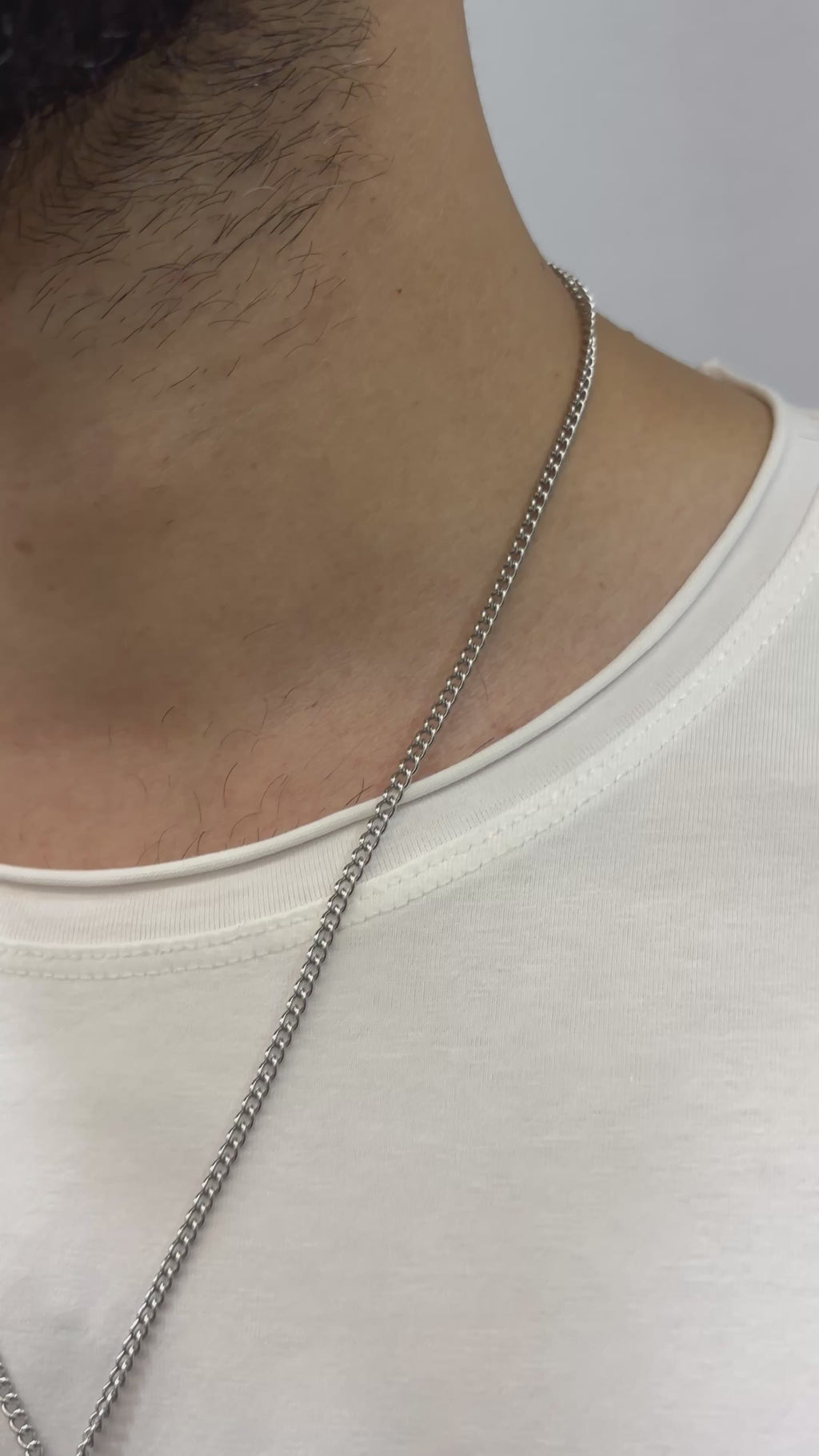 VANEZ Enamel Pendant Chain